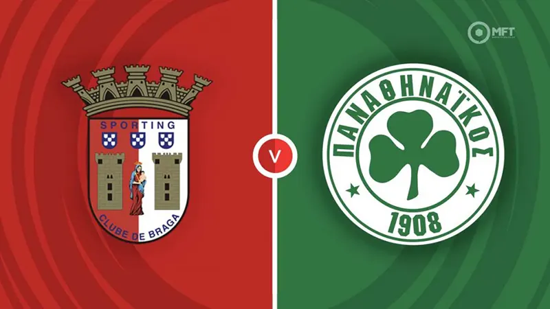 Link trực tiếp Sporting Braga vs Panathinaikos, 2h 24/08/2023